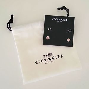 COACH STUD EARRINGS SET
